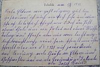 1916 Kriegsgefangenschaft  Brief 2 RV